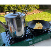 King Kooker Mr. Outdoors Cookout Double Butane Stove, 16,000 BTU, Green, X-Large, Portable with Carry Bag, MOC24S