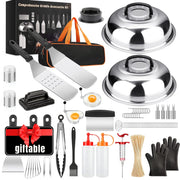 Mibote Griddle-M140 Griddle Accessories Kit 140 Pcs for Blackstone Camp Chef Professional Griddle Grill BBQ Spatula