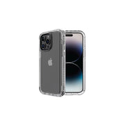 Onn WIBCLR100094816 Rugged Phone Case with Holster for iPhone 14 Pro, Clear