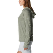 Columbia PFG Uncharted Long-Sleeve Hoodie for Ladies - Cypress Heather - XS