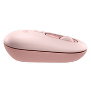 Logitech POP Compact Wireless Mouse, Bluetooth, Pink, Ambidextrous, SilentTouch Technology