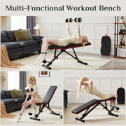 CONCETTA 9 Positions Adjustable Weight Bench, Support Up to 795lbs, Black