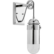 Progress Lighting P7117-1530K9 Beaker One-Light Wall Sconce, Polished Chrome