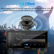 Carpuride Wireless Bluetooth Transmitter Portable Car Stereo with 11.3-Inch HD IPS Touchscreen, Dual Bluetooth, Voice Control, Multiple Audio Outputs, W103Pro