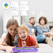 Contixo TC-V93-KB-TB1-PUR V9 Kids Tablet Bundle Pack 7