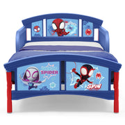 Delta Children Bb87067sm Marvel Spider-Man Plastic Toddler Bed, Blue (Mattress sold separately)