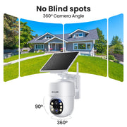 Soliom 5MP Outdoor Solar Security Camera 4-Pack, Wireless
