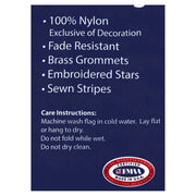 Betsy Flags BTUS4PN 4' x 6' American Nylon Flag