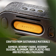 House of Marley Get Together 2 Mini Portable Speaker with Wireless Bluetooth Connectivity, Signature Black