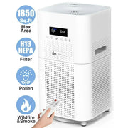 Dr. J Professional HEPA Air Purifier White 1850 Sq.ft
