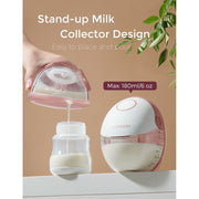 Momcozy Mobile Style M6 Wearable Breast Pump with DoubleFit Silicone Flange, 3 Modes, 9 Suction Levels, Red