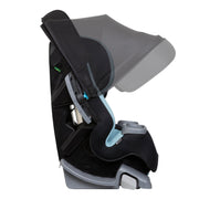 Baby Trend Cover Me 4-in-1 Convertible Car Seat with Integrated Adjustable Canopy, UPF 50+ Protection, No-Rethread 5-Point Harness, Recline Ready, Dark Moon, CV89E22B