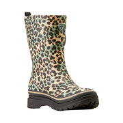 Ariat Kelmarsh Mid Rubber Boot, Waterproof Vulcanized Rubber, Leopard Camo, Round Toe, 1.5