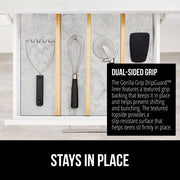 Gorilla Grip DripGuard Shelf Liner, Non Adhesive, Slip Resistant, BPA Free Tear-Resistant Vinyl, Marble, 12 in x 120 in