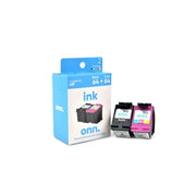 ONN INHPCL100014173 HP 64 Black and 64 Tri-Color Remanufactured Ink, 2 Cartridges