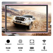 NOVOJOY Android Tablet, 10.1 Inch IPS HD Touchscreen, 6GB RAM, 32GB Storage, 1TB Expansion, 6000mAh Battery, Dual Camera, WiFi-6, Bluetooth 5.0, Pink with Case and Stylus NVZB10Pink3in1