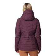 Columbia Joy Peak II Hooded Athletic Insulated Jacket with Omni-Heat Infinity, Thermarator Insulation, Omni-Shield Repellency, Moonvista, 1X Plus