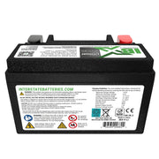 Interstate Batteries IBX Lithium Powersports Battery, 12V, 400 CCA, 13AH, Lightweight with Foam Padding, Group 9, IBX-9-Li