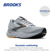 Brooks Adrenaline GTS 24 Running Shoes for Men - Alloy/White Gold - 12M