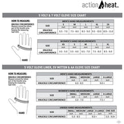 ActionHeat AH-FWGV-AA-M-L-XL Men's AA Battery Heated Featherweight Glove, L/XL Black