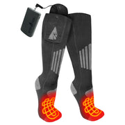 ActionHeat AH-SK-3V-C-XXL Cotton 3.7V Rechargeable Heated Socks 2.0 with Remote, 2XL