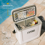 RTIC 27965 16 Qt 20-Can Road Trip Ice Chest Cooler, White & Grey