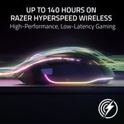 Razer Basilisk V3 Pro 35K Wireless Ergonomic Gaming Mouse with HyperScroll Tilt Wheel, 13 Customizable Controls, Chroma RGB Lighting, Black