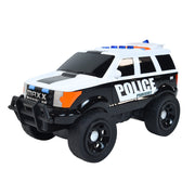 Sunny Days Entertainment Maxx Action Large Rescue Police SUV Motorized Toy Vehicle with LED Lights and Sounds, Multicolor, 11.75 in, 320174