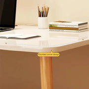 SRIAA 402030 Modern White Wooden Computer Table, 40