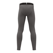 Under Armour ColdGear Base Layer Pants for Kids - Charcoal Light Heather/Black - L