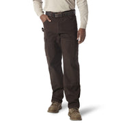 Wrangler Riggs Workwear Ripstop Ranger Cargo Pants, Dark Brown, 32W x 30L, 100% Cotton, Reinforced Knees, Room2Move Fit, 3W060DB