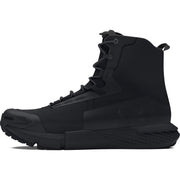 Under Armour Charged Valsetz Women's Work Boots, Lightweight Synthetic Upper, Slip Resistant Vibram XS Trek Outsole, Black, 8 B Medium, 8-Inch 3027386