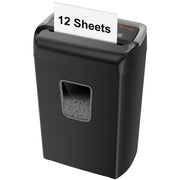 Bonsaii 12-Sheet Cross Cut Paper Shredder with 5.4-Gallon Wastebasket, Level P-4 Security, Corded Electric, C279-A
