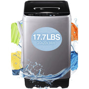 GGTB GB-XQB201A-GREY6 1.9 Cu.ft 17.7 lbs 8 Water Levels Full Automatic Clothes Washing Machine, Gray
