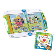 VTech LeapStart Bluey Fun and Games Activity Bundle, Interactive Learning System with Stylus, Blue and Portable