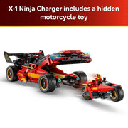 Lego Ninjago X-1 Ninja Charger 15th Anniversary 2-in-1 Building Toy, Multicolor, 691 Pieces, 71867