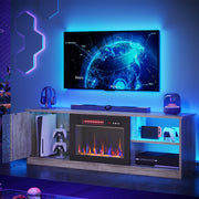 Pinmoco Electric Fireplace TV Stand for TVs Up to 70