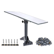 Satellite Oasis Heavy Duty Pivot Roof Mount Kit for Starlink Generation 3, Weather-Resistant Space Gray Alloy Steel, Complete Installation Set