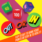 Messy Table Games Tally Up Fast-Paced Push Your Luck Dice Game, Family Party Game, Multicolor, 2-10 Players, Ages 8+, MTG-TUP