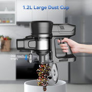 Lazyswan FABULETTA Cordless Vacuum Cleaner, 35KPa Powerful Suction, 50min Runtime