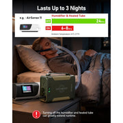EASYLONGER CPAP Battery Pack, 297.6Wh High Capacity, Compatible with ResMed S9, AirSense 10/11, AirCurve 10, AirMini, DreamStation, Green, GP50