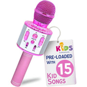Move2Play Kids Karaoke Microphone - Bluetooth & Pre-Loaded Songs