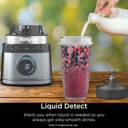 Ninja TB300 Detect Duo Power Blender + Single Serve with Blend Sense Technology, Platinum Silver