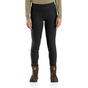 Carhartt Flame-Resistant Force Fitted Midweight Utility Leggings for Ladies - Black - M - Regular