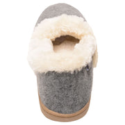 Minnetonka Moccasin Dina Slippers for Ladies - Grey - L(8-9)
