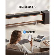 Ultimea Skywave F40 Boom SE 5.1.2 Channel Sound Bar with Dolby Atmos, 460W Peak Power, Black