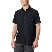 Columbia PFG Slack Tide Camp Short-Sleeve Button-Down Shirt - Black - XL
