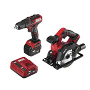 SKIL CB742701 Power Tool Sets Cordless PWR CORE 12 Brushless 12-Volt Drill Driver and Circular Saw Kit
