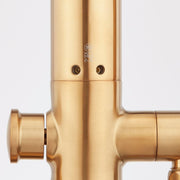 Signature Hardware Berwyn Floor Mounted Tub Filler Faucet, Chrome, Single Handle, Includes Hand Shower, SHBWFS2000G2CP