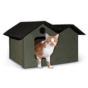 K&H Pet Products 3971 Outdoor Heated Kitty House Extra-Wide Unheated